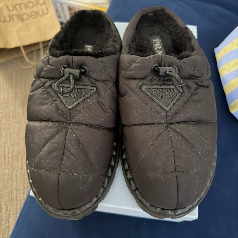 Prada Calzature Donna Nylon Slides